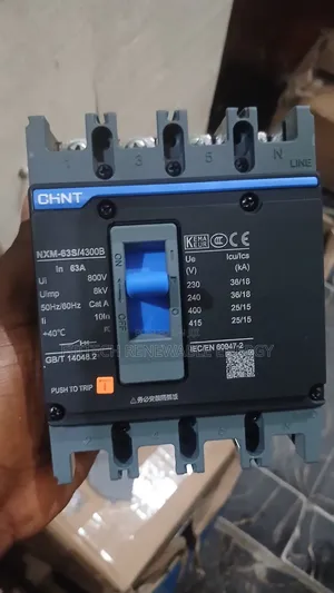 Sabon 63A 4-Pole CHINT Circuit Breaker