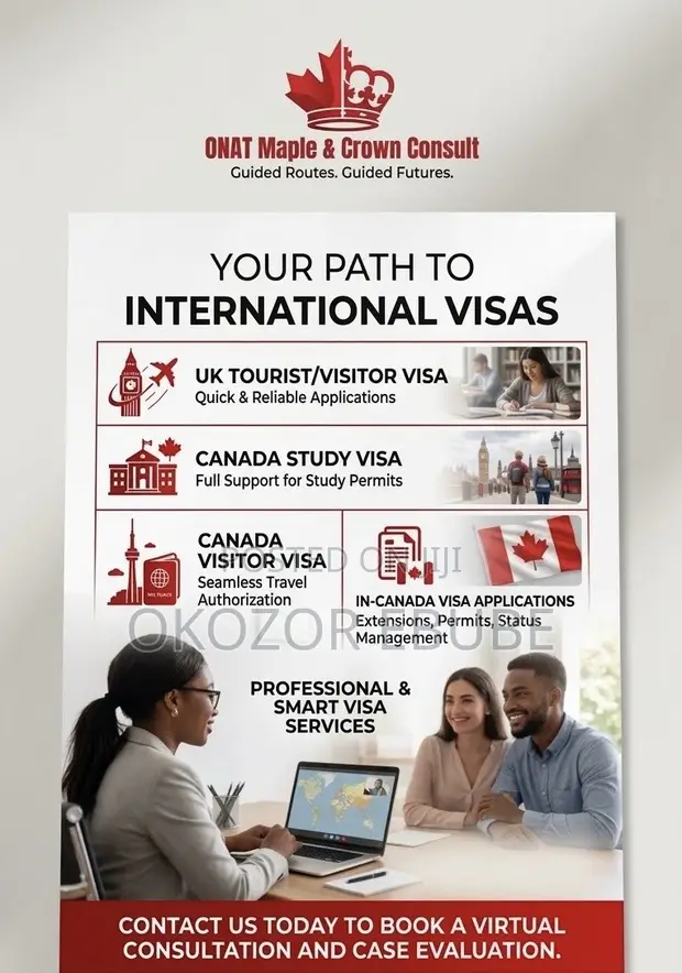 ONAT Maple & Crown Consult: UK Visitor Visas, Canada Study Permits - 1