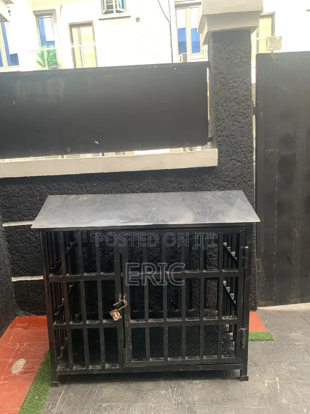 Black Metal Dog Cage - Brand New - 1
