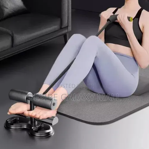 Portable Sit-Up Assistant Bar with Dual Suction Cups - 1