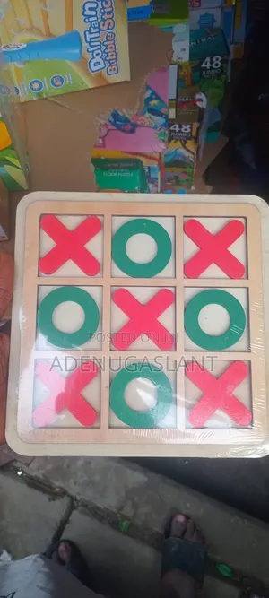 X and O Game - Wooden, Brand New