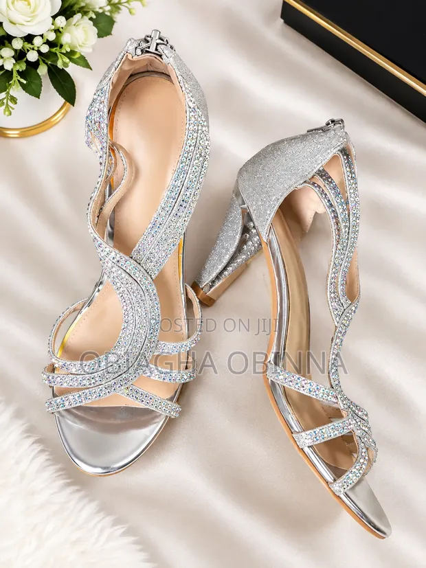 SheSole Women's Low Heel Dance Wedding Sandals - 1