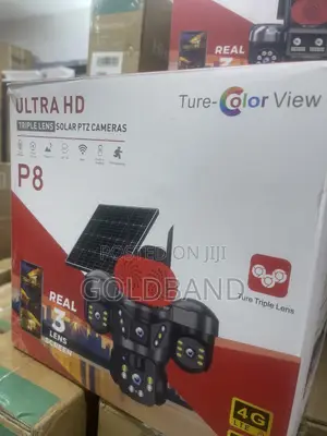 Smart Triple Lens 360° Solar CCTV Camera