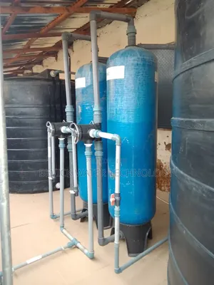 Fiberglass Water Treatment Setup