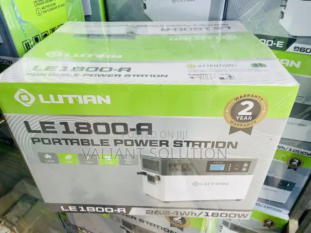 Lutian LE1800-A Power Station Mai Ɗaukar Hannu 2624Wh - 1