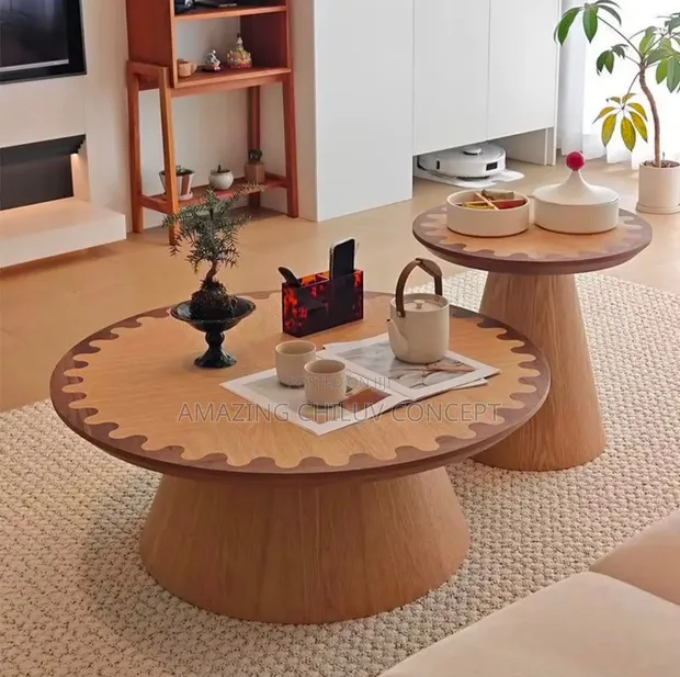 Modern Round Center Table Set - 1