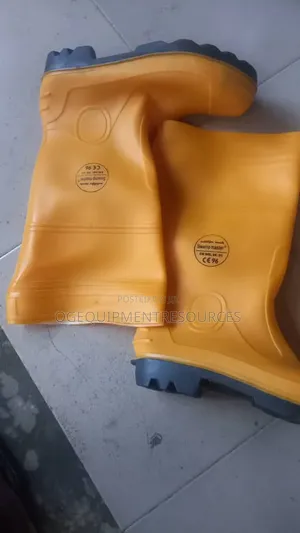 American Steel Yellow Unisex Safety Rain Boots