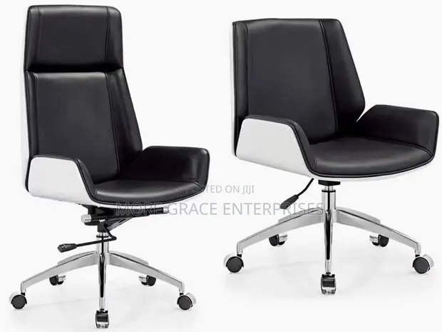 Executive Office Chair - High Back, Leather, Swivel - 1
