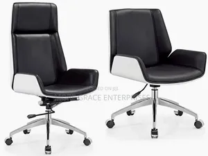 Executive Office Chair - High Back, Leather, Swivel