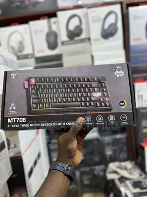 Onikuma Gaming MT706 81-Key Three-Mode Keyboard with Knob