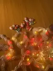 10 Rubber Christmas Rings Light - 5