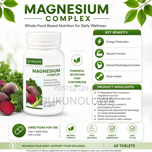 NeoLife Magnesium Complex - 60 Tablets - 1