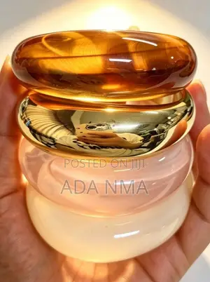 4pcs Tsohon Salon Acrylic Bangle Bracelet Set ga Mata (Pre-Order)