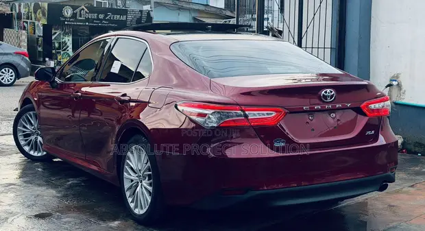 2018 Toyota Camry XLE Burgundy - 1