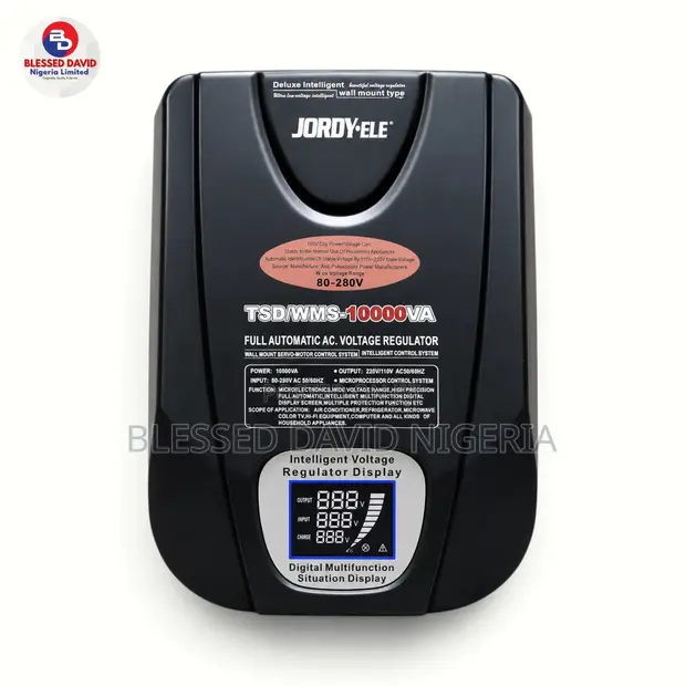 Jordy-Ele TSD/WMS-10000VA Automatic Voltage Regulator (10kVA) - 1