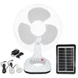 Fansen 12-inch Mai Amfani da Hasken Rana tare da Fitilar LED - 2
