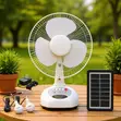 Fansen 12-inch Mai Amfani da Hasken Rana tare da Fitilar LED - 3