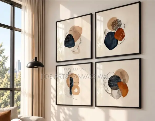 Acrylic Pictures with Black, White, or Gold Frame - 1