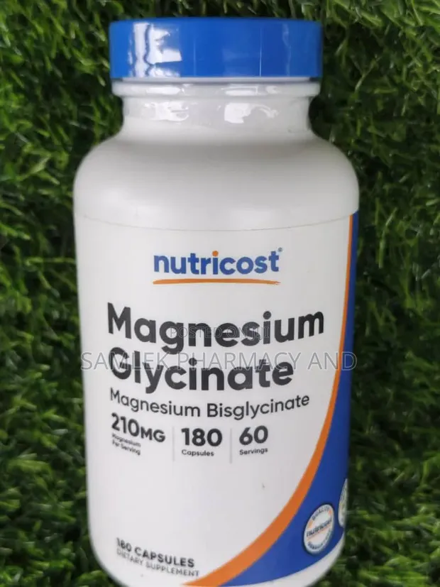 Nutricost Magnesium Glycinate Kapsul, 210mg, 180 Adadi - 1