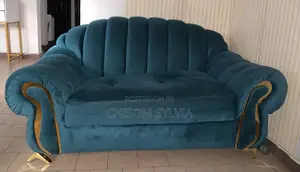 Home Interiors Teal Velvet 3-Seater Sofa