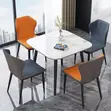 Wa Nordic Imported Slate Dining Table tare da 4 Chairs - 1