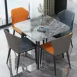 Wa Nordic Imported Slate Dining Table tare da 4 Chairs - 2