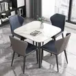 Wa Nordic Imported Slate Dining Table tare da 4 Chairs - 3