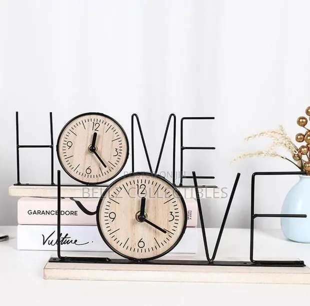Home and Love Decorative Clock - 1