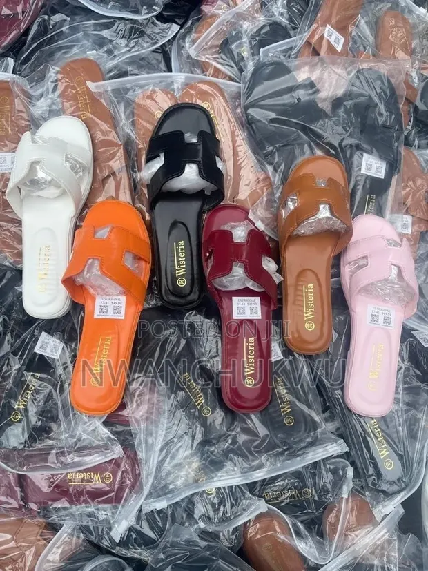 Wisteria Classic Flat Slippers - Women's Size 40-43 - 1