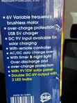 Duravolt 16-inch 3-in-1 Fan Mai Sake Yin Baturi Da Rana - 3