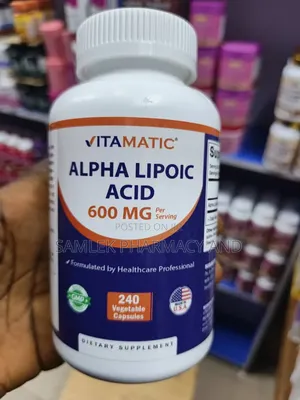 Vitamatic Alpha Lipoic Acid (ALA) 600mg - 240 Vegcaps