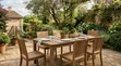 Royal Dining Set na Waje - Mai Zama 4, Zinariya - 1