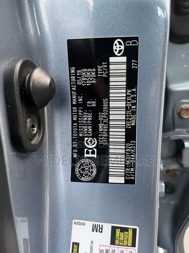 Toyota Corolla L (1.8L) 2019 Ja - 1