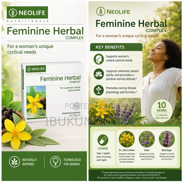 Feminine Herbal Complex 60 Tablets - 1