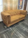 Home Interiors Brown Living Room Chairs (Set of 4) - 4