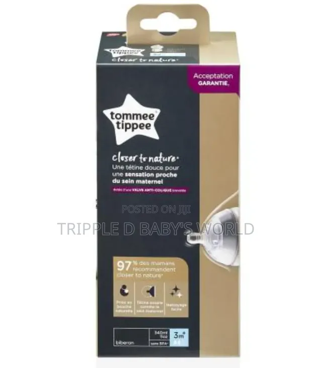 Tommee Tippee Closer to Nature Feeding Bottle 340ml - 1