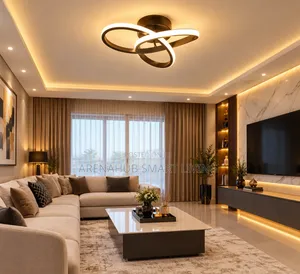LED Strip Aisle Ceiling Lights - Modern Minimalist Living Room Lamps