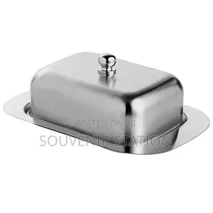 Stainless Steel Butter Dish with Lid
