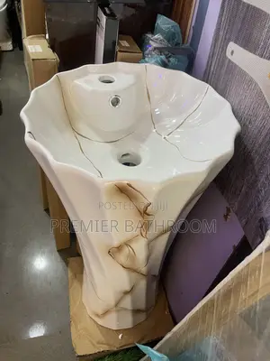 Master White Freestanding Basin