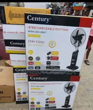 Century 18-Inch Rechargeable Solar Fan