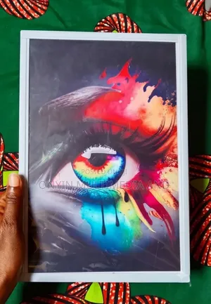 Colorful Eye PVC Wall Art 8x12