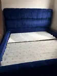 Luxurious Padded Bed Frame 6x6ft Full Upholstery - 2