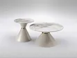 Luxury Cream Round Centre Table Set (1+1) - 1