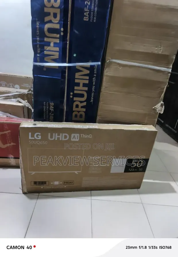 LG 50-Inch Smart TV Mai Kyau (Sabon Hannu) - 1