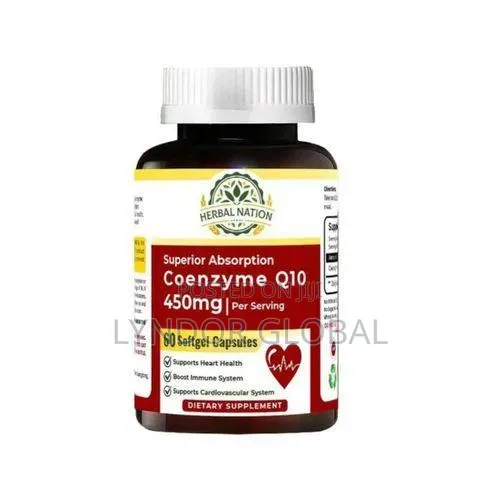 Herbal Nation CoQ10 450mg - Heart & Energy Support - 1