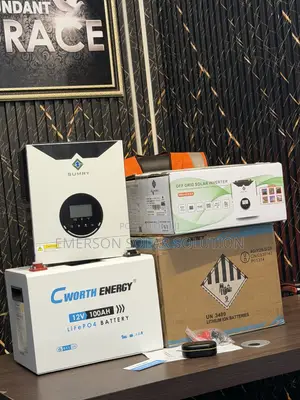 Cworth 100Ah Lithium Solar Package with Sumry 1.5kVA Inverter