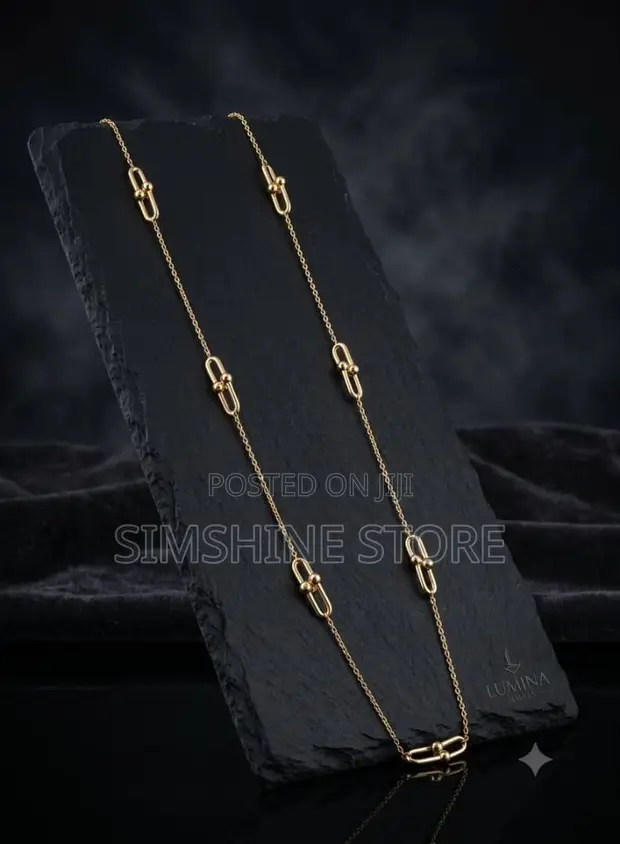 Edforce Stainless Steel Long Necklace - 1