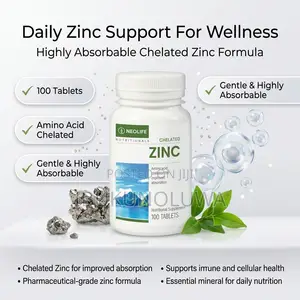 Neolife Chelated Zinc 100 Tablets - Bone & Muscle Support