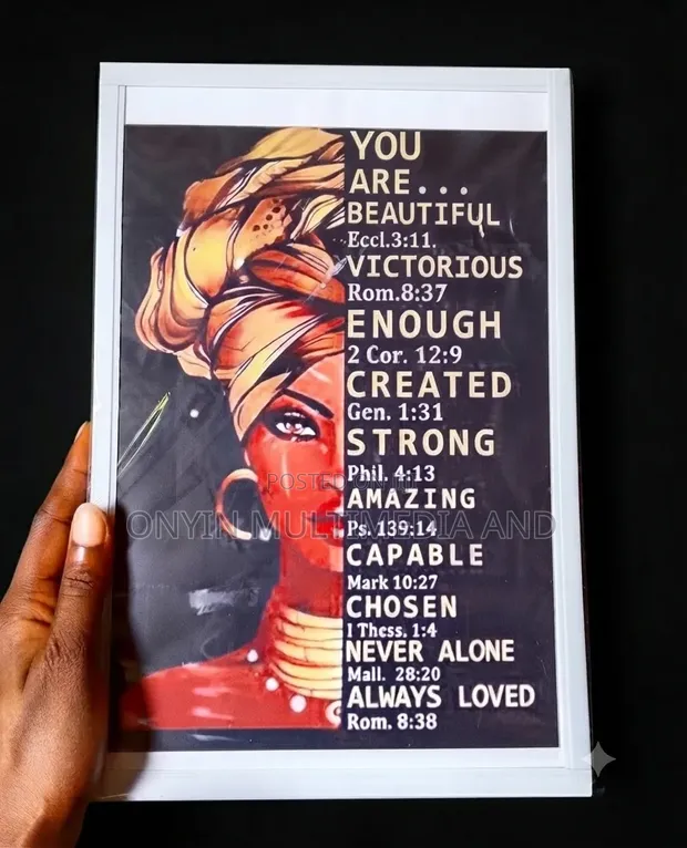 "You Are Enough" Inspirational Affirmations Wall Art - 1