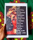 "You Are Enough" Inspirational Affirmations Wall Art - 2